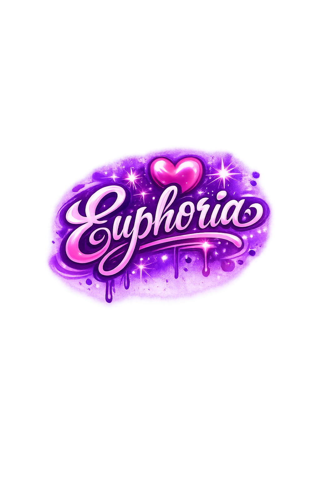 Euphoria Savage Wild Child & More Airbrush Graffiti T-Shirt